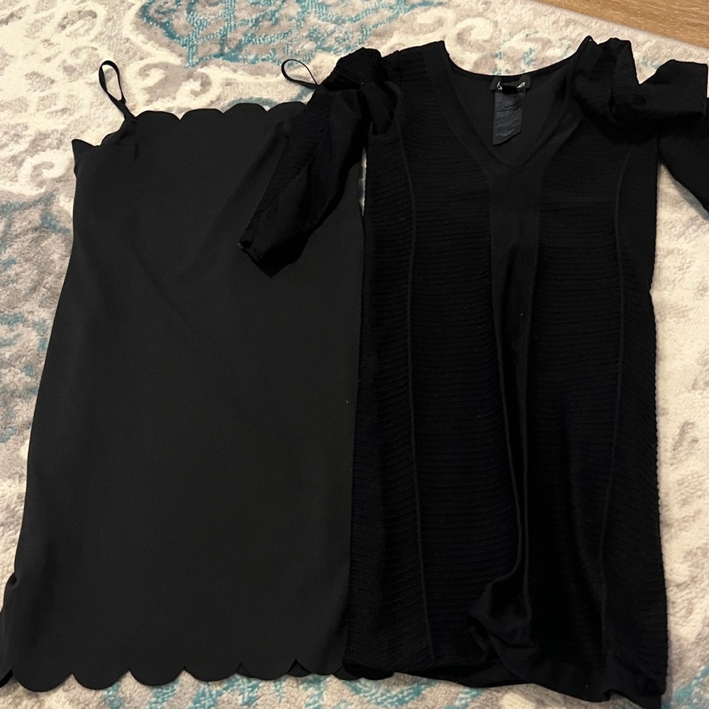 bebe Black Mini Dresses Set